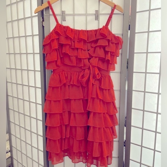 Juicy Couture Ruffle Dress with Spaghetti Straps - Size 8 - Picture 2 of 11